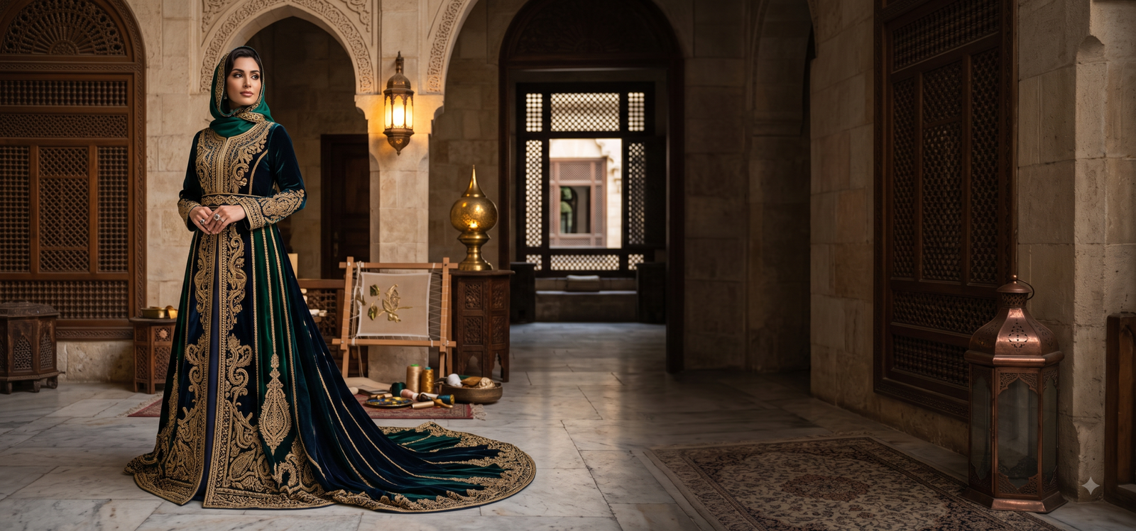 Asma Salman hand embroidered fashion campaign